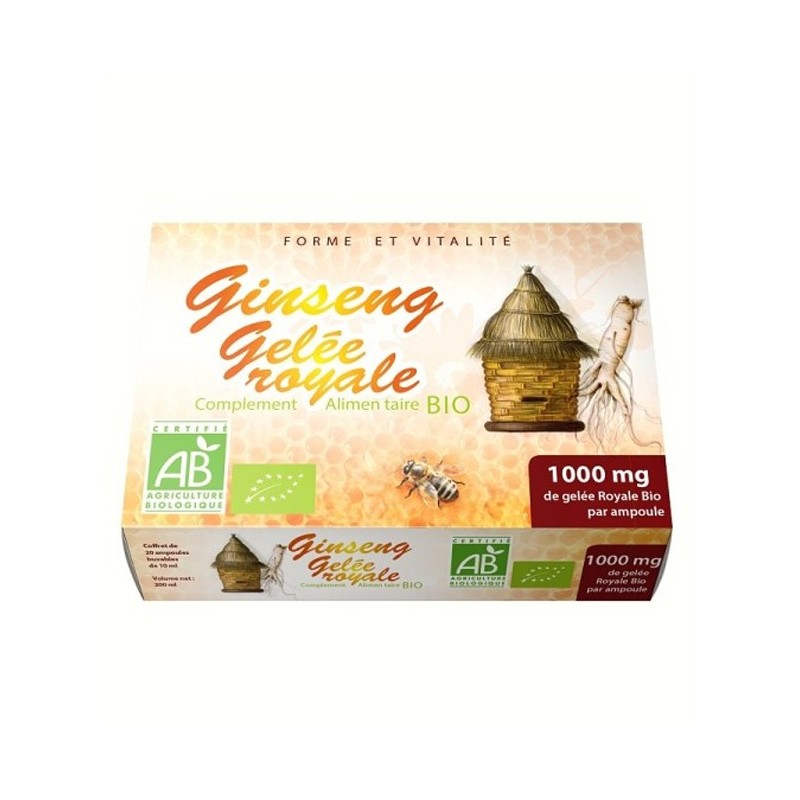 GPH Ginseng Gelee Royale bio 20 ampoules 1000mg
