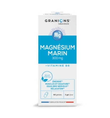 GRANIONS Magnesium Marin 300mg B60 Gelules