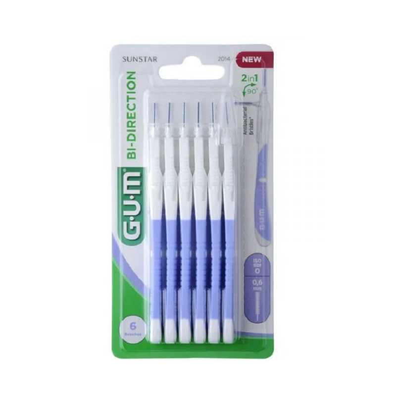 Gum Brossette Bi-Direction Ultra Micro-Fine 0,6 mm Réf : 2014