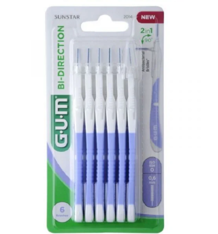 Gum Brossette Bi-Direction Ultra Micro-Fine 0,6 mm Réf : 2014