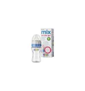 Flori Mix Biberon 300ml Bleu