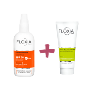 Floxia Ecran Dluide Invisible 100ml + Creme Mains Nourissant PACK