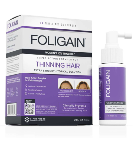 Foligain Triple Action Lotion Trioxidil 10% Femme