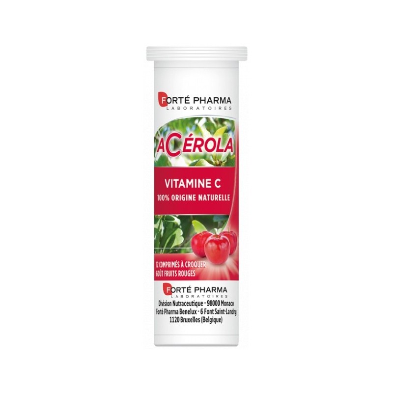 Forté Pharma Acérola Vitamine C – 12 Comprimés
