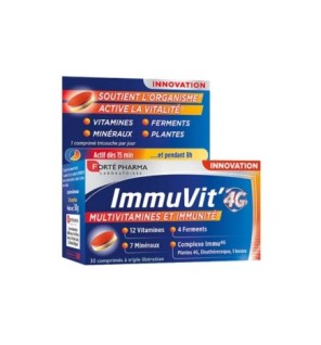 FORTE PHARMA IMMUVIT’4G Multivitamines et Immunité 30 Comprimès