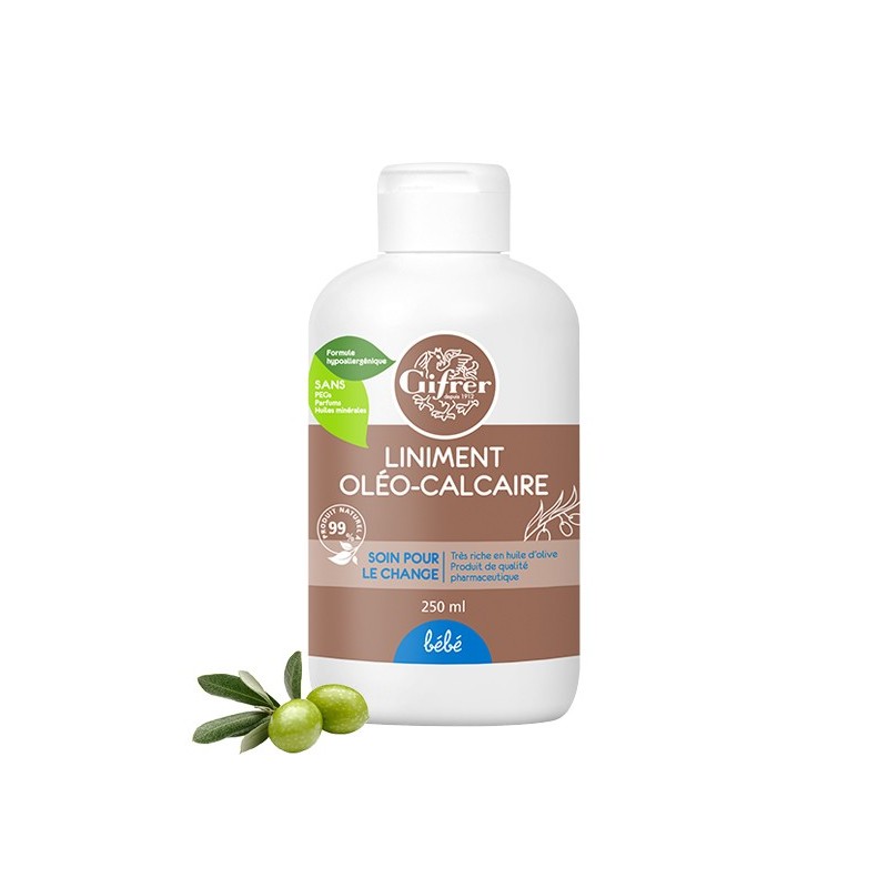 GIFRER LINIMENT OLEO-CALCAIRE HUILE OLIVE EXTRA 250 ML