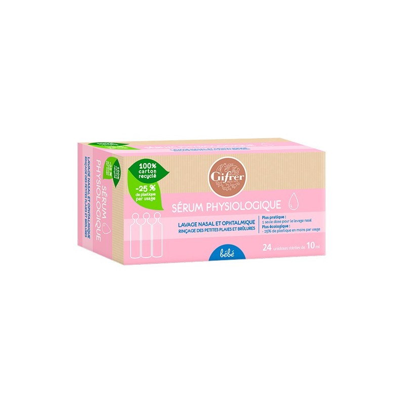 GIFRER SERUM PHYSIOLOGICA BTE X 24 UNIDOSES 5 ML