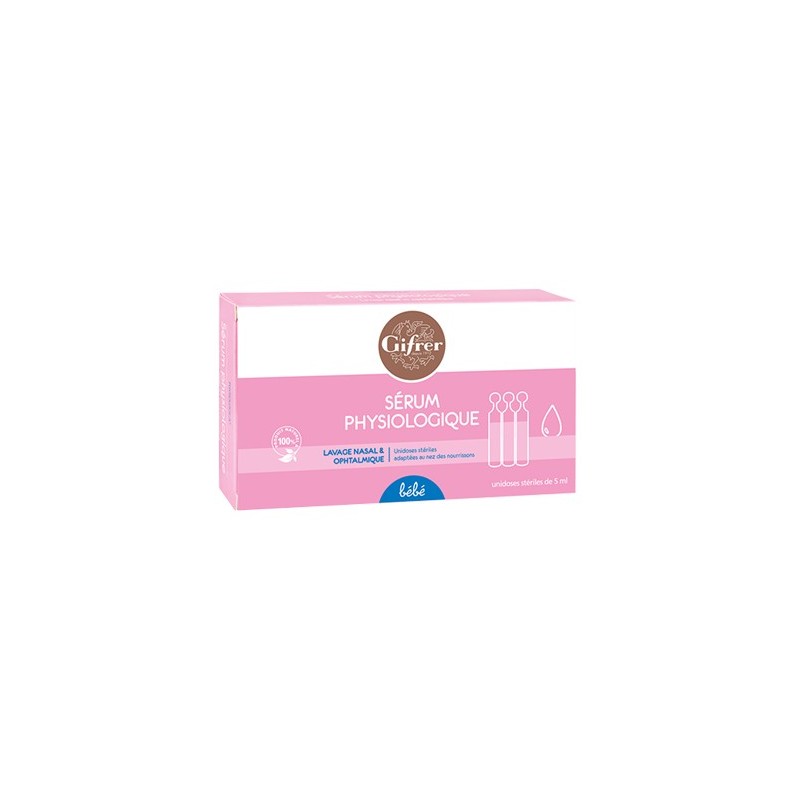 GIFRER SERUM PHYSIOLOGICA BTE X 5 UNIDOSES 5 ML
