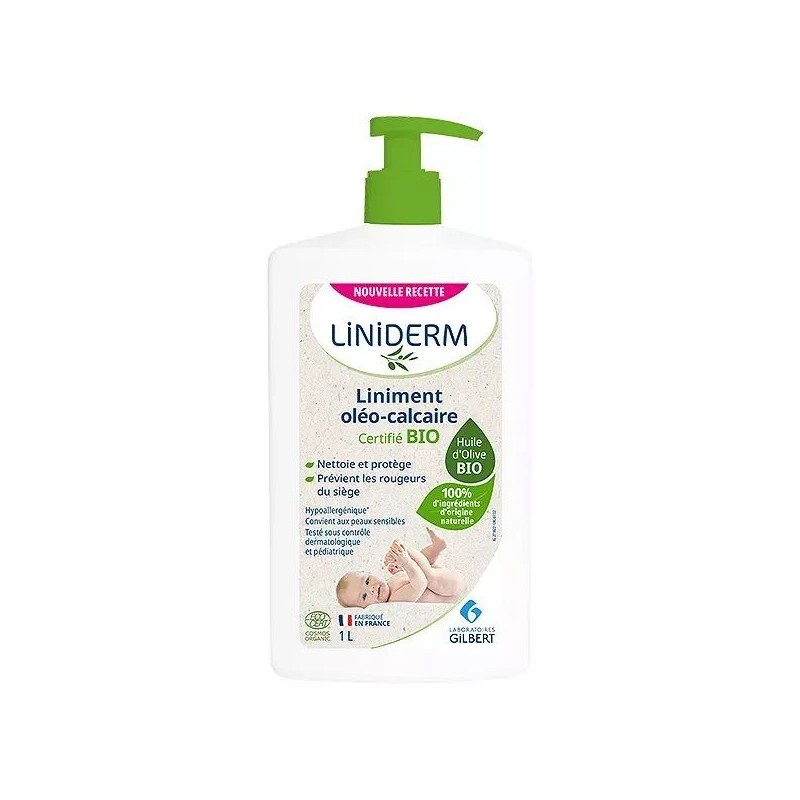 GILBERT LINIDERM Liniment Oléo Calcaire Certifié BIO 1L