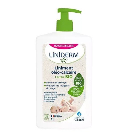 GILBERT LINIDERM Liniment Oléo Calcaire Certifié BIO 1L
