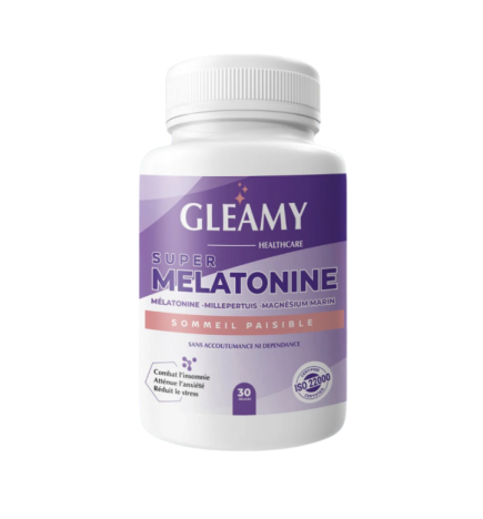 Gleamy super Melatonine 30 gelules