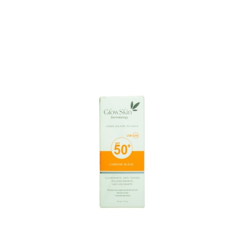 GlowSkin Dermatology – Crème Solaire Invisible SPF 50+ UVB UVA 40ml
