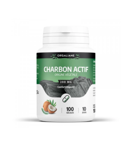 GPH DIFFUSION Charbon Végétal Actif 200 Gelules