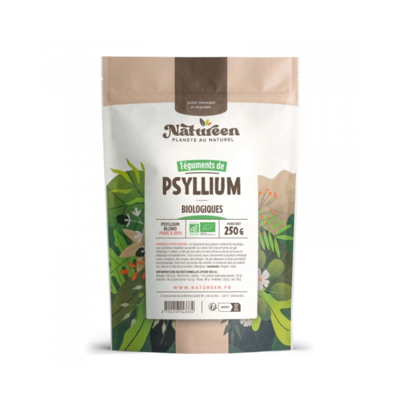 GPH DIFFUSION Téguments Psyllium Blond Bio 250 G