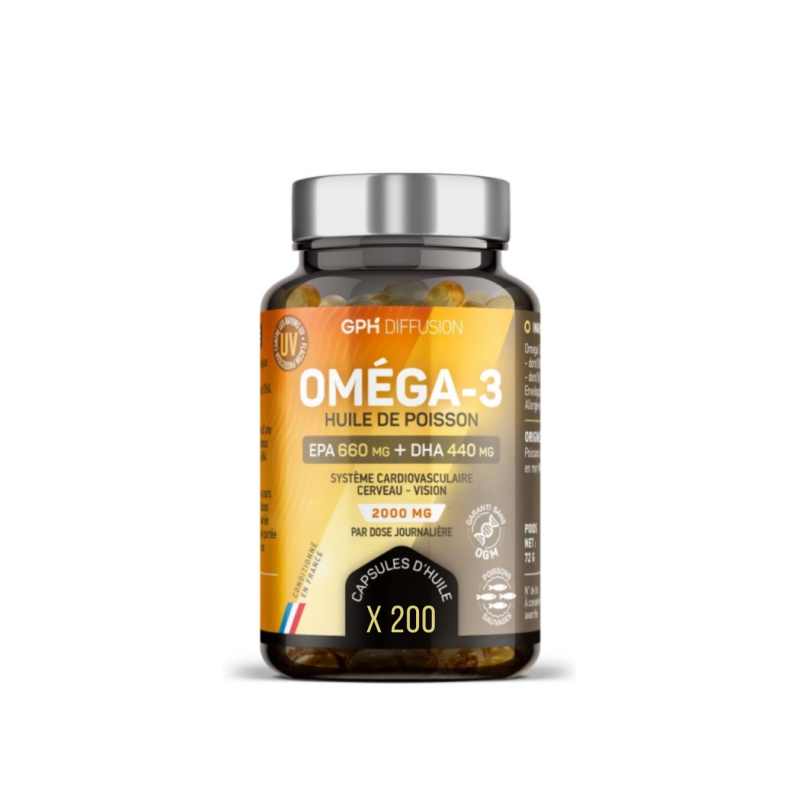 GPH Omega 3 200 Capsules