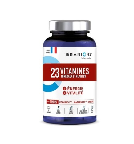 GRANIONS 23 Vitamines Mineraux & Plantes B90 Comprimes