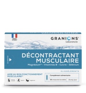 GRANIONS Decontractant Musculaire B30 Ampoules