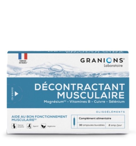GRANIONS Decontractant Musculaire B30 Ampoules