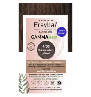 Erayba Gamma Next Coloration 4/00 chatin naturel Coloration Hydratante Permanente