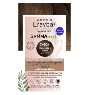 Erayba Gamma Next Coloration 7/00+ Blond Natural intense Coloration Hydratante Permanente