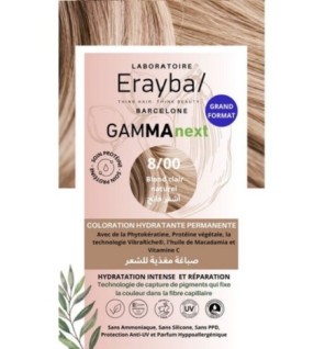 Erayba Gamma Next Coloration 8/00 Blond clair Natural Coloration Hydratante Permanente