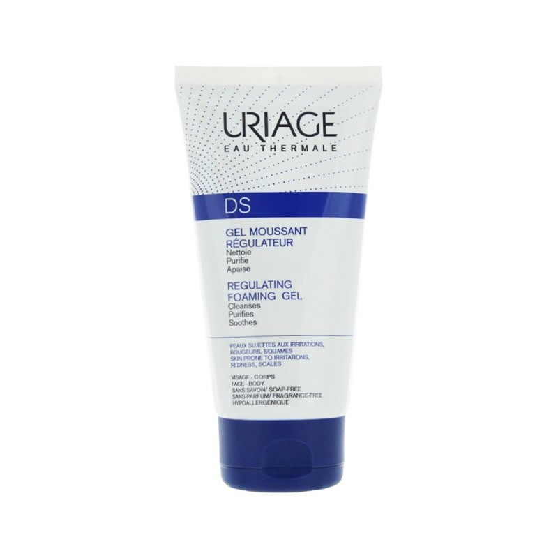 Uriage – D.S – Gel Moussant Régulateur – 150 ml