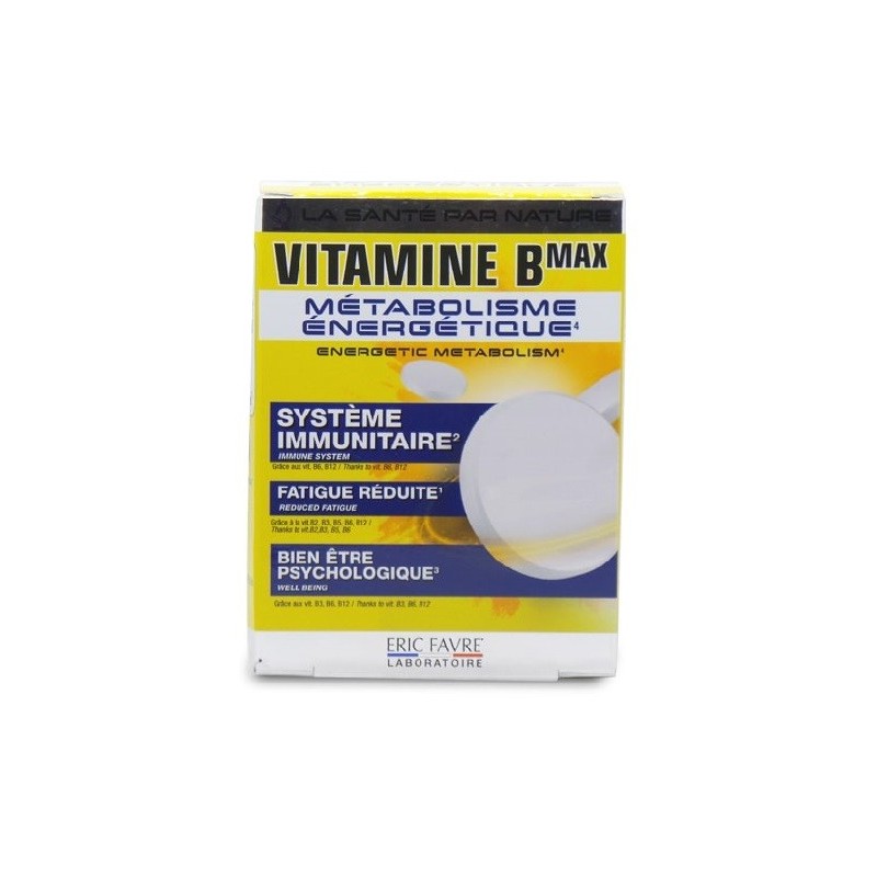 Eric favre complexe Vitamine B MAX 60 Comprimès
