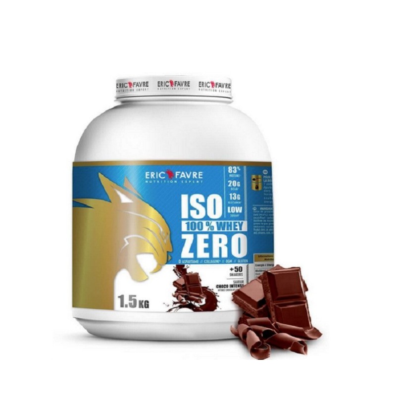 Eric favre Iso Whey zero Chocolat Intense 1.5 kg