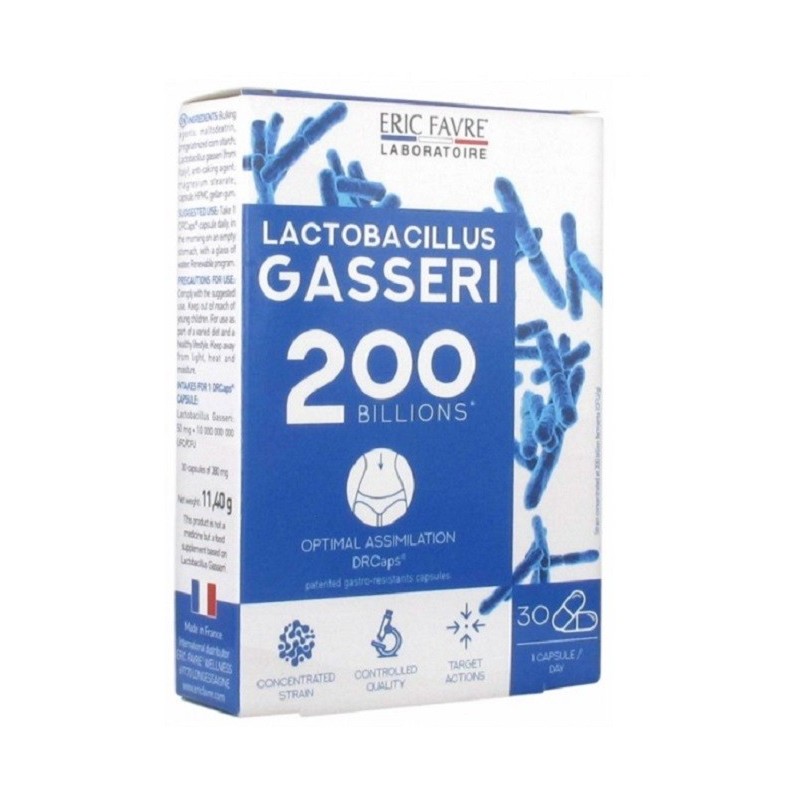 ERIC FAVRE LACTOBACILLUS GASSERI BOITE 30 GÉLULES