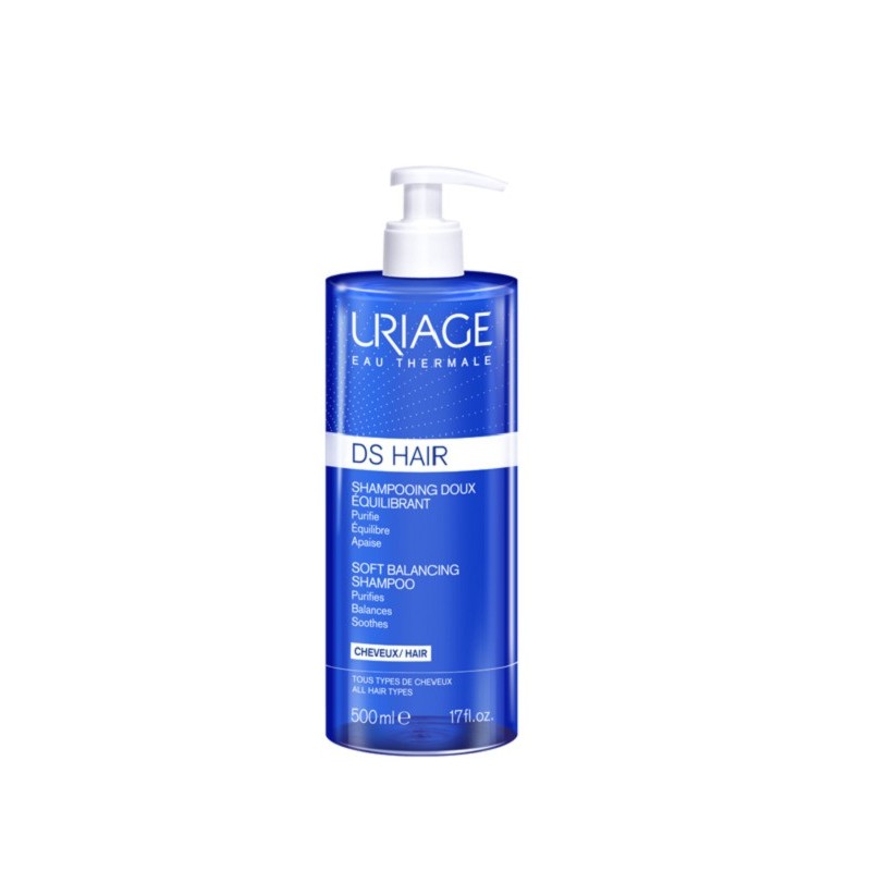 Uriage – DS Hair – Shampooing Doux Équilibrant – 500ml
