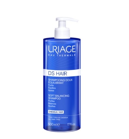 Uriage – DS Hair – Shampooing Doux Équilibrant – 500ml
