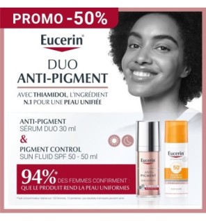 Eucerin ANTI-PIGMENT SÉRUM DUO 30 ML + Ecran pigment spf50 OFFERT