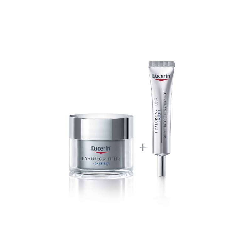 Eucerin Hyaluron Filler Nuit 50ml +Hyaluron filler Contour Des Yeux PACK