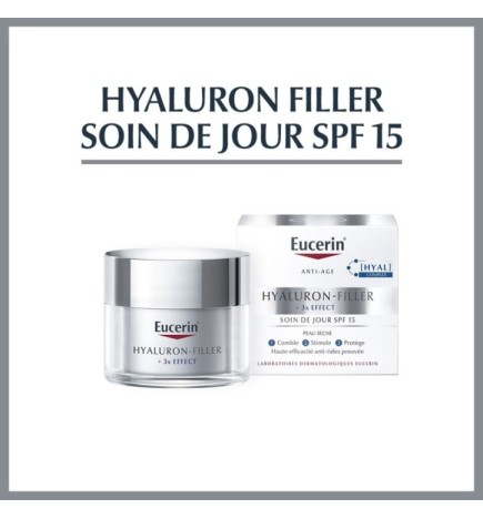 EUCERIN HYALURON-FILLER + 3x EFFECT Soin de Jour Peau Sèche SPF 15