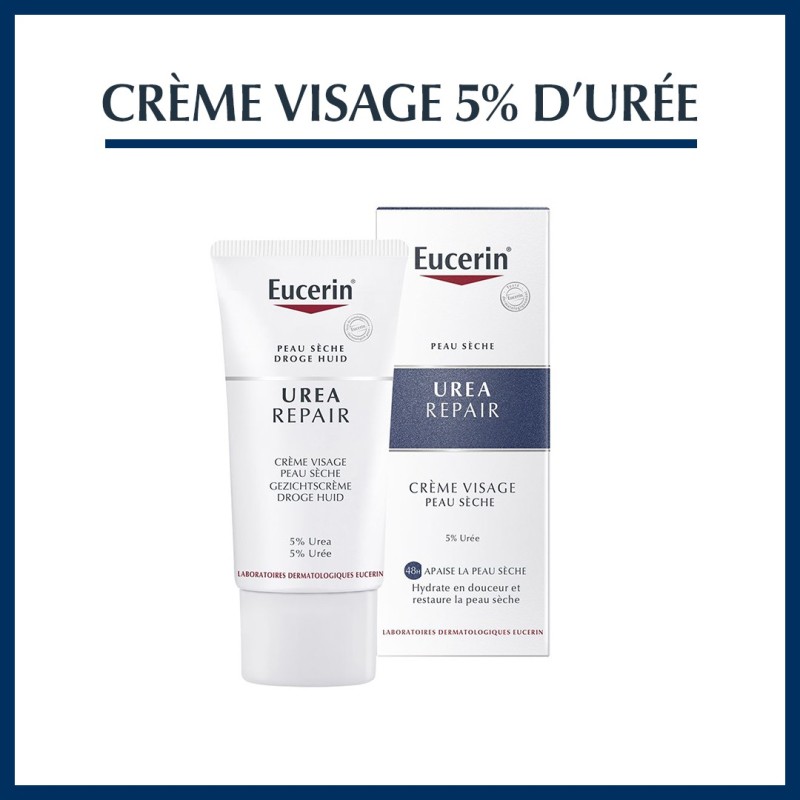 EUCERIN UreaRepair CRÈME VISAGE 5% D’URÉE