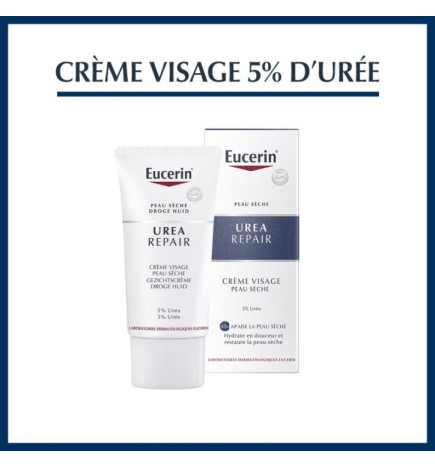 EUCERIN UreaRepair CRÈME VISAGE 5% D’URÉE