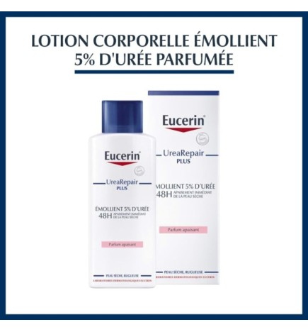 EUCERIN UreaRepair PLUS Emollient 5% d’Urée Parfumé – 250ml