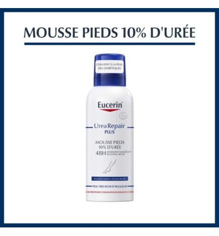 EUCERIN UreaRepair PLUS Mousse Pieds 10% d’Urée 150ml