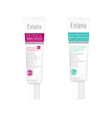 Eviana Duo Pack « Retinol 40ml+Anti-Cernes 30ml »