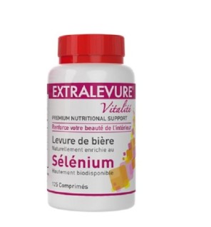 Extralevure vitalite selenium 125 Comprimès