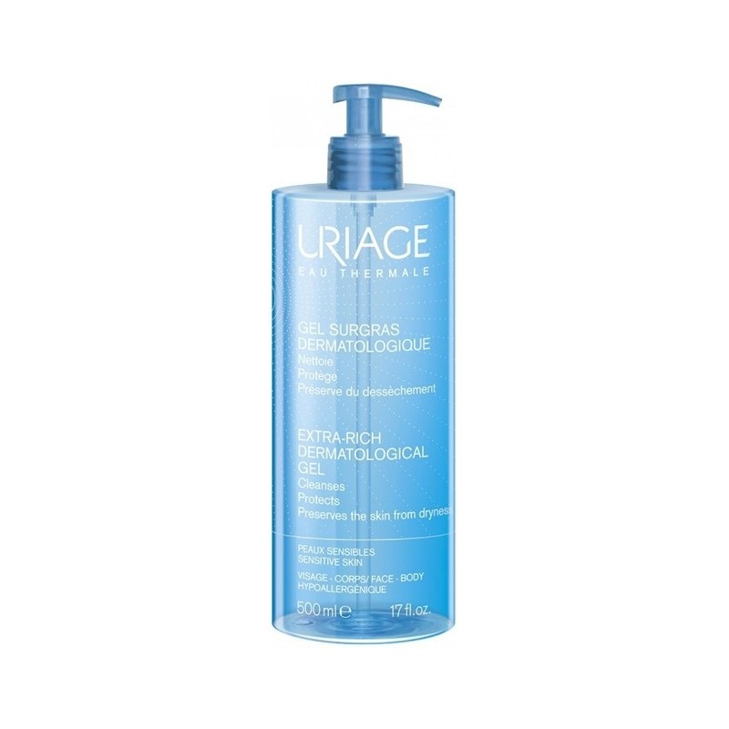 Uriage – Gel Surgras Liquide Dermatologique – 500 ml