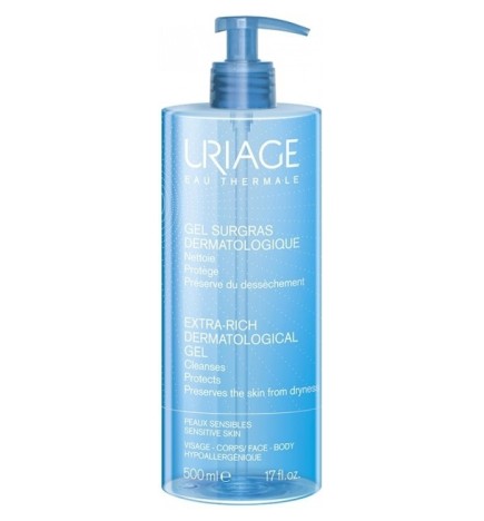 Uriage – Gel Surgras Liquide Dermatologique – 500 ml
