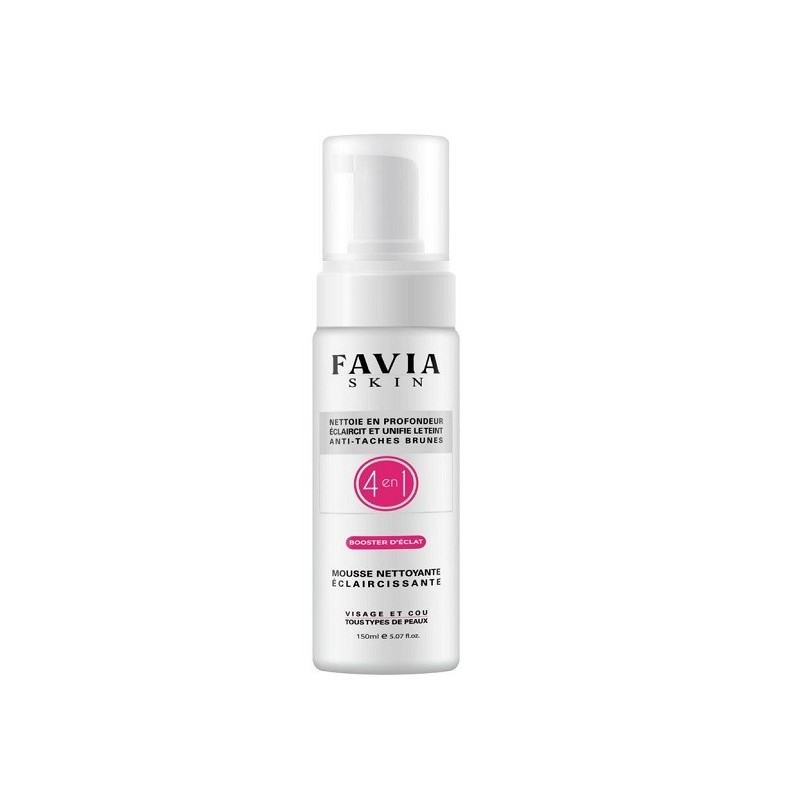 FAVIA DERMATOLOGIE SKIN MOUSSE NETTOYANTE ÉLCAIRCISSANTE 150ML