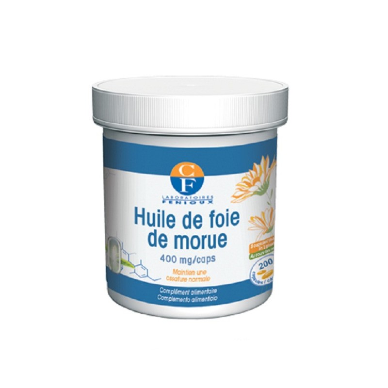 Fenioux Huile de Foie de Morue 400mg 120 Capsules