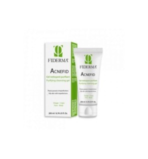 Fiderma Acnefid Gel Nettoyant scrub purifiant 150ml