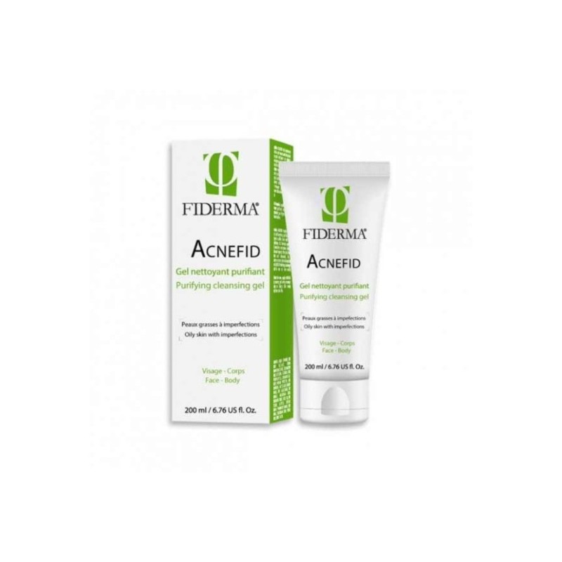 Fiderma Acnefid Gel Nettoyant scrub purifiant 150ml