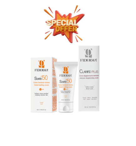 Fiderma Clarifid Plus Creme Depigmentante + Sunfid spf50+ Pack
