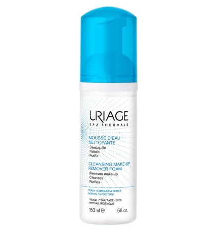 Uriage – Mousse d’eau nettoyante – 150 ml