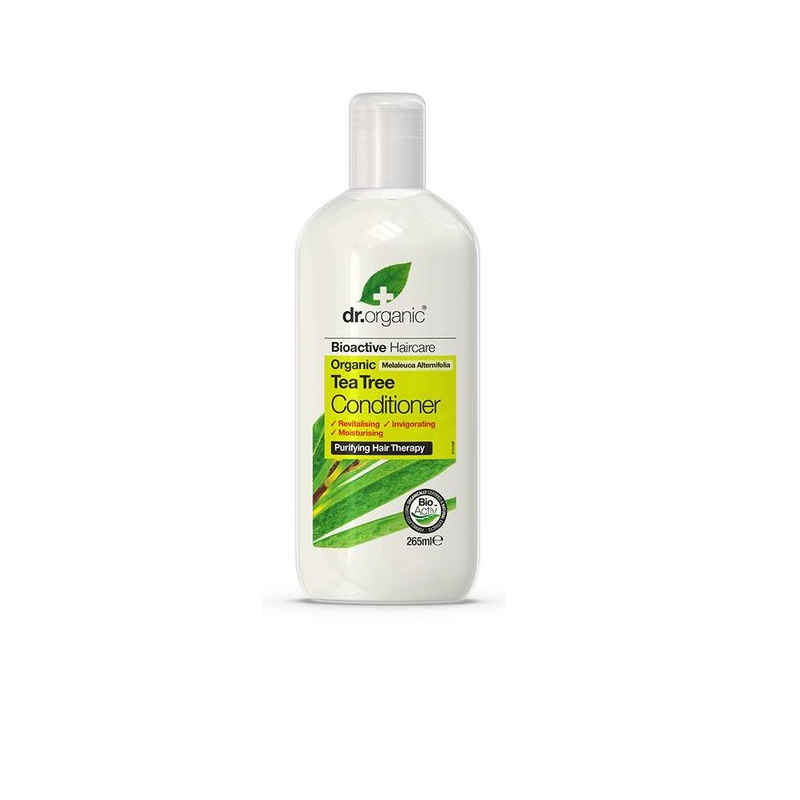 Dr Organic Après-shampoing Tea Tree 265Ml