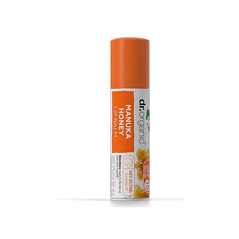 Dr Organic Baume à Lèvres au Miel de Manuka 5,7Ml